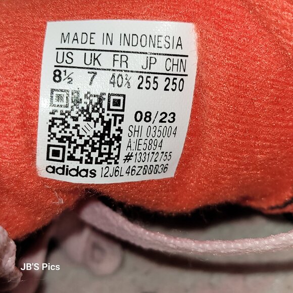 Adidas Spezial Handball Originals W Size 8.5 Red Clear Pink & Gum Sole Sneakers - Picture 5 of 16